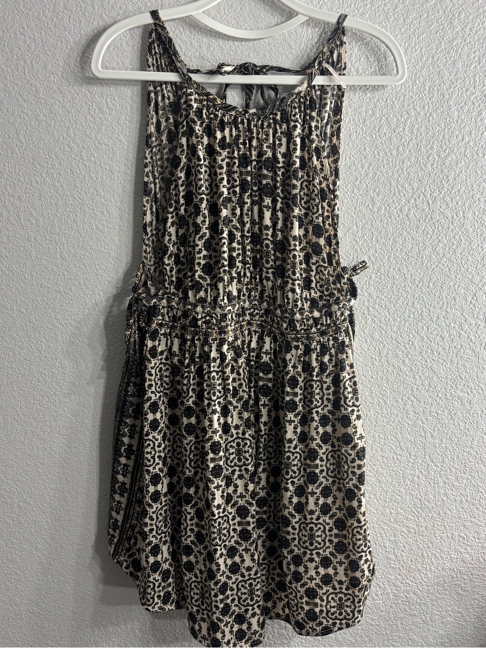 Free People MidSummers Day Halter Boho Tunic Dress Woman M - Picture 5 of 8